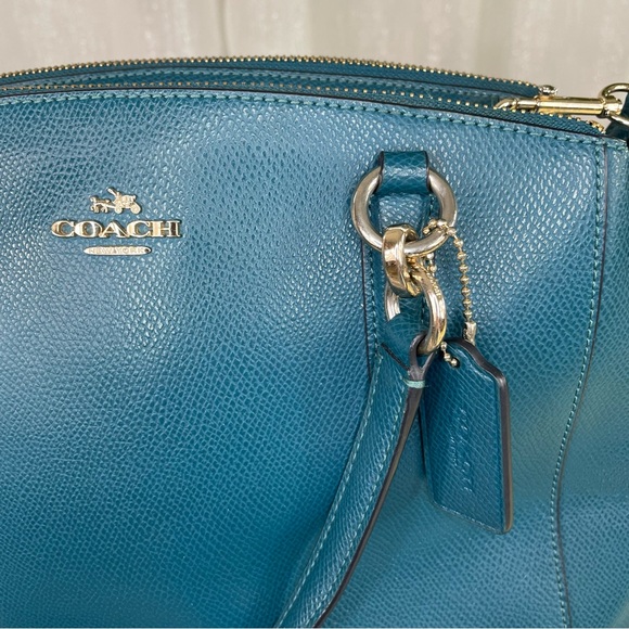 COACH SMALL CHRISTIE CARRYALL IN CROSSGRAIN LEATHER F36637 - Picture 11 of 14